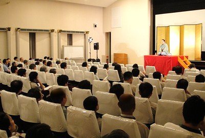 三遊亭楽春のメンタルヘルス&コミュニケーション講演会の風景