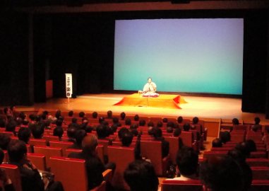 三遊亭楽春のＣＳマインド＆コミュニケーション講演会の風景